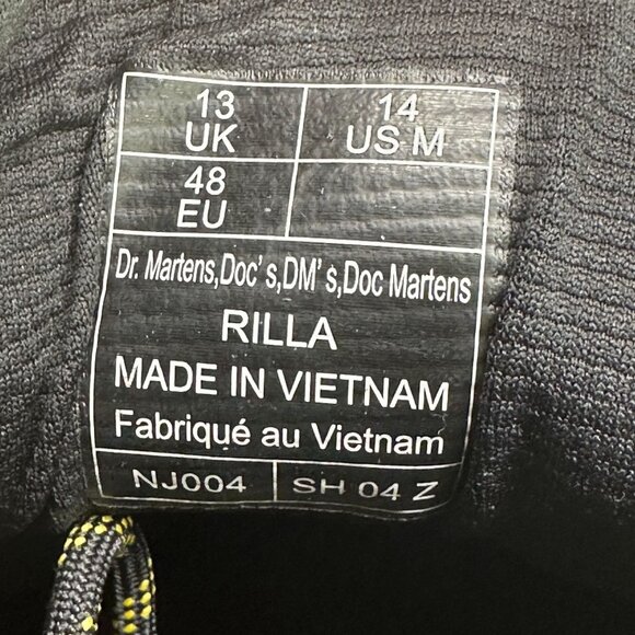 Dr. Marten's Rilla Lace Up Men's size 14 Black Utility Boots - Picture 8 of 8